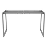 Alera®,  Open Office Desk Series Adjustable O-Leg Desk Base, 24? Deep, Silver