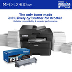 Brother MFC-L2900DW New Laser Printer, All-In-One, Print, Scan, Copy, Fax