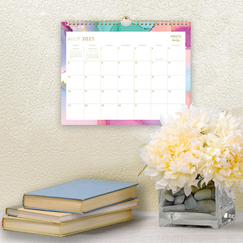 2025-2026 Blue Sky Ashley G 11" x 8.75" Academic Monthly Desk Pad Calendar (150160-A26)