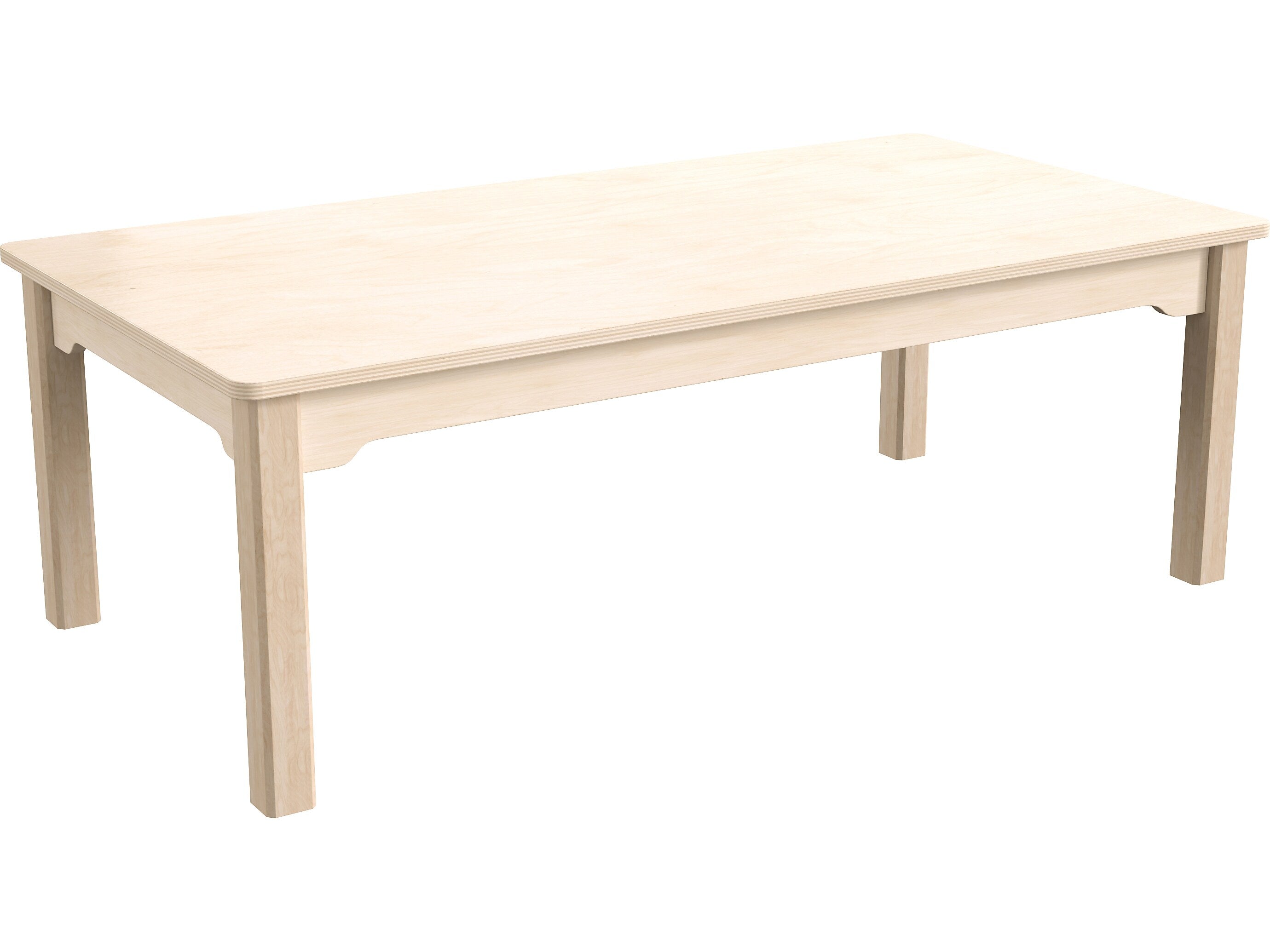 Flash Furniture Bright Beginnings Hercules Rectangular Table, 47.25" x 23.5", Beech (MK-ME088010-GG)