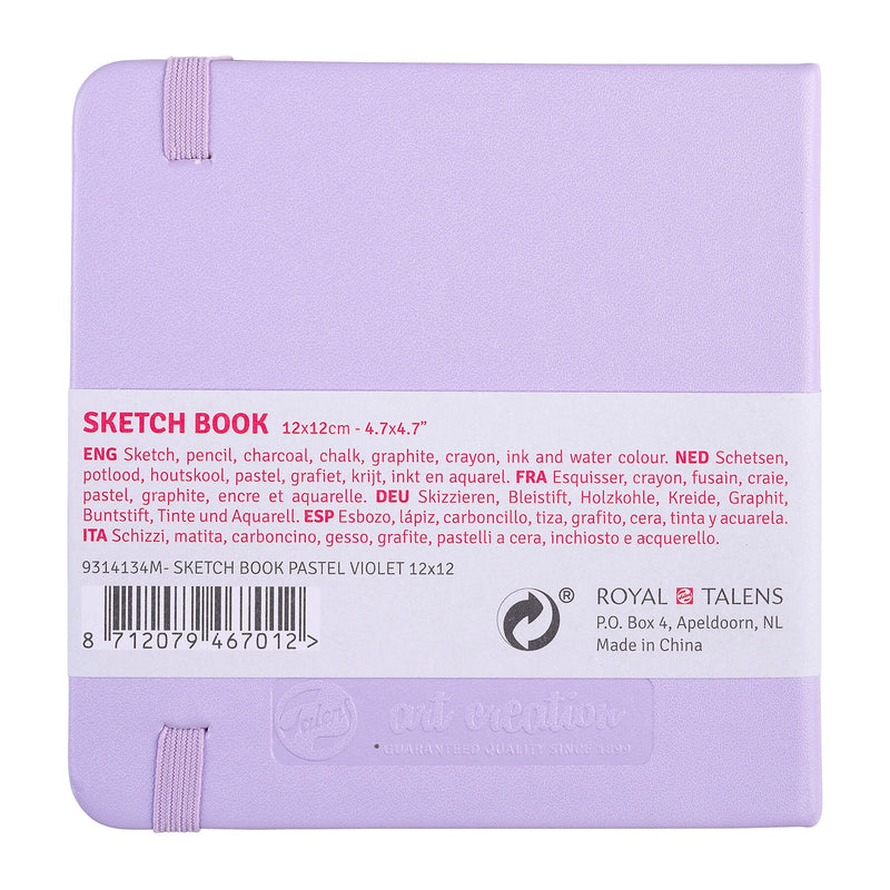 Talens Art Creation 4.7" x 4.7" Sketch Book, 80 Sheets/Book, 5/Bundle (TLN9314134M-5)
