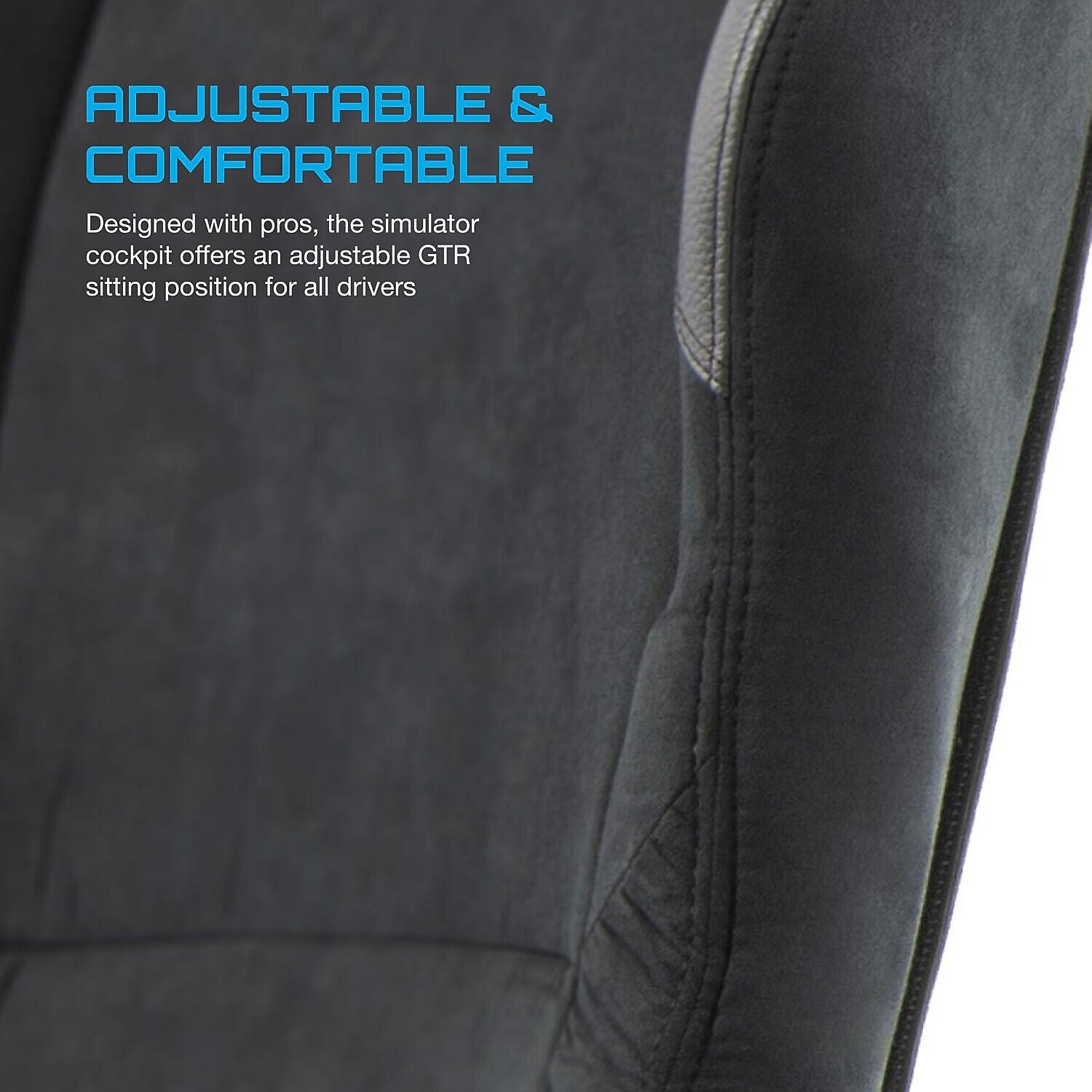 Playseat Evolution Alcantara Racing Simulator Cockpit, Black (REM.00008)