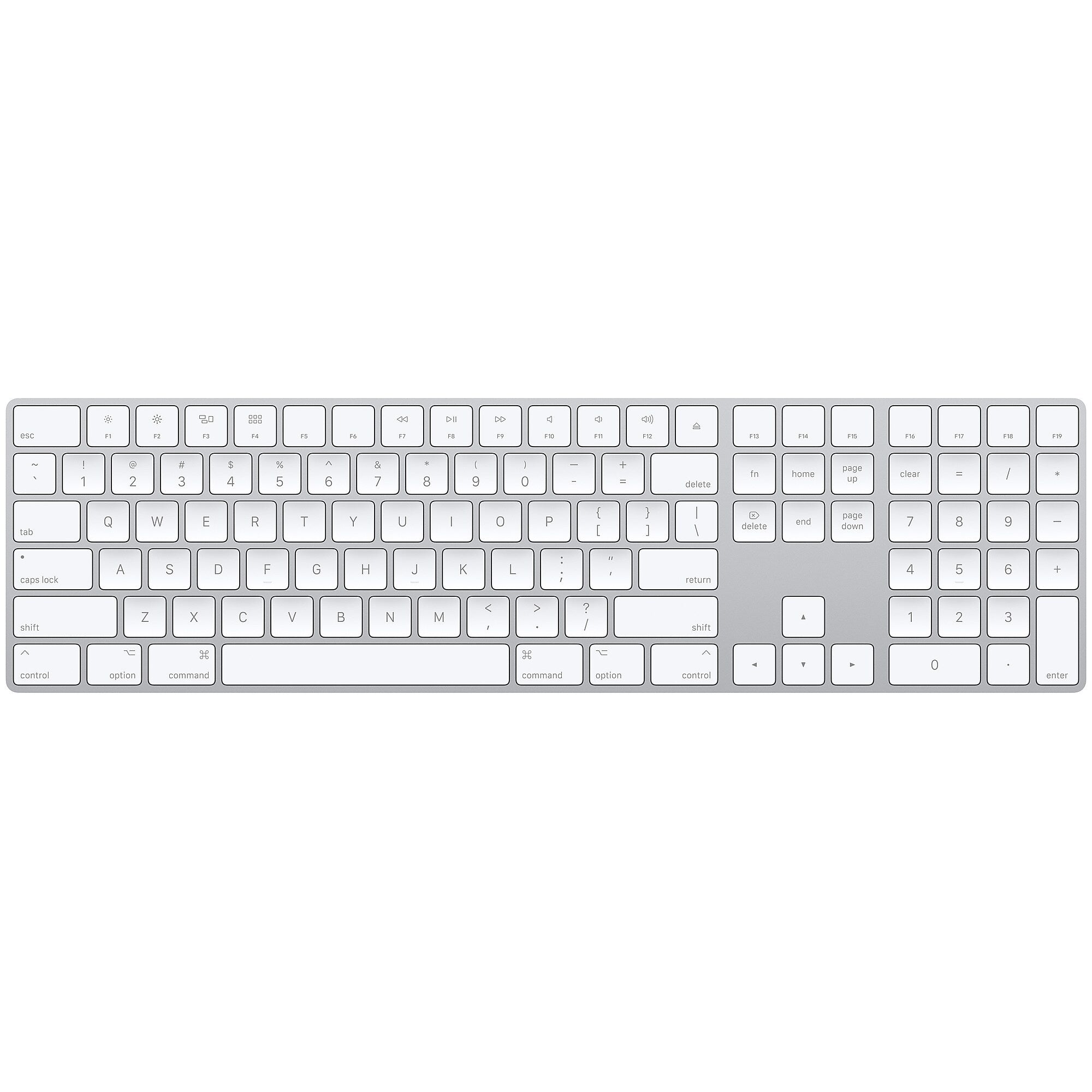Apple Magic Wireless Keyboard, White (MXCJ3LL/A)