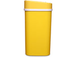 Nine Stars Plastic Sensor Trash Can, 3.2-Gallon, Yellow (DZT-12-5YL)