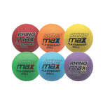 Champion Sports 8.5 in. Rhino Max Playground Ball Set, Multicolor, 6/Set (CHMP891)