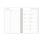 2025-2026 Blue Sky Smoke 5" x 8" Academic Weekly & Monthly Planner, Plastic Cover, Multicolored (133682-A26)
