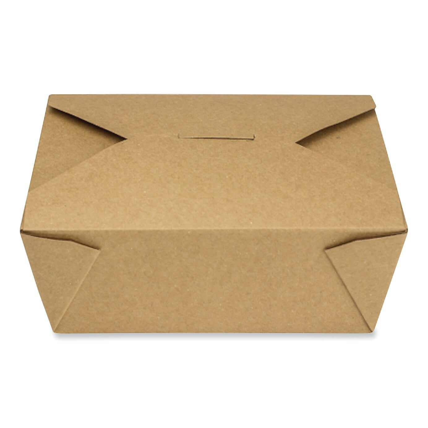 GEN Reclosable Kraft Take-Out Box, 48 oz, Paper, 300/Carton