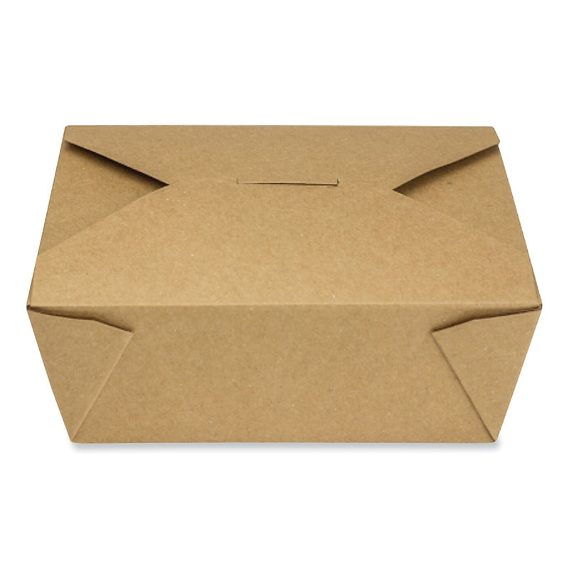 GEN Reclosable Kraft Take-Out Box, 48 oz, Paper, 300/Carton
