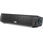Delton SB200 20-Watt Wired/Wireless Soundbar Computer Speaker, Black (DSB200)