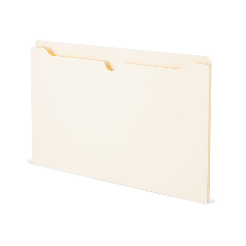 Staples Reinforced File Jacket, 2" Expansion, Legal Size, Manila, 50/Box (TR440374)