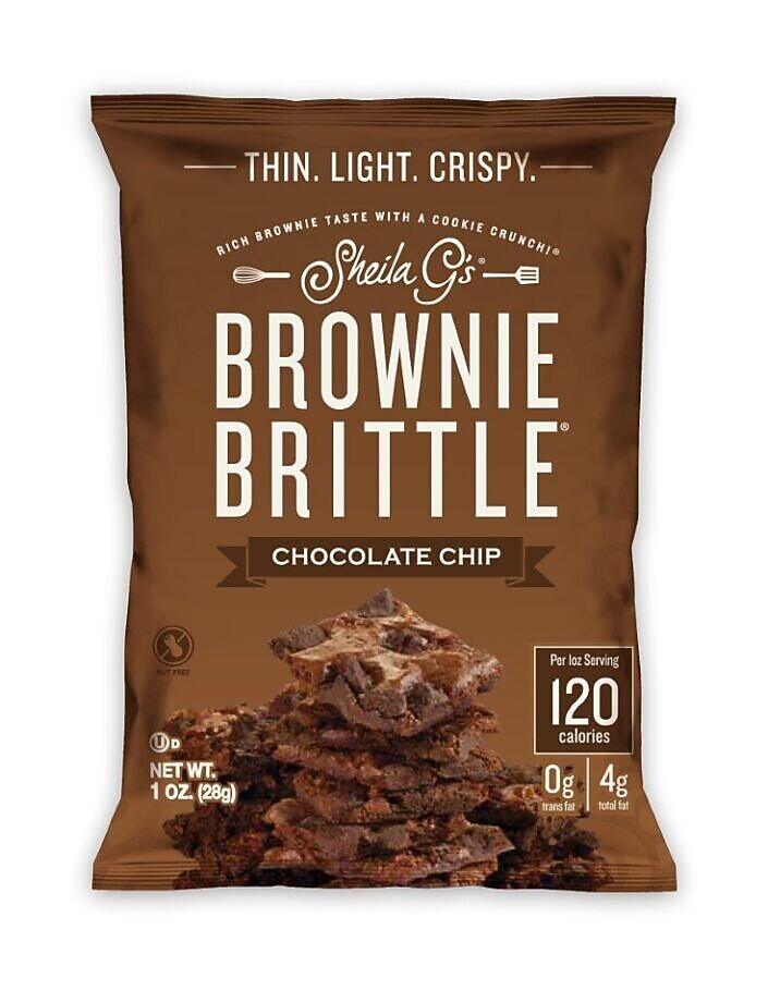Sheila G's Brownie Brittle Chocolate Chip Cookies, 6 oz., 6 Bags/Pack (BBCC6)