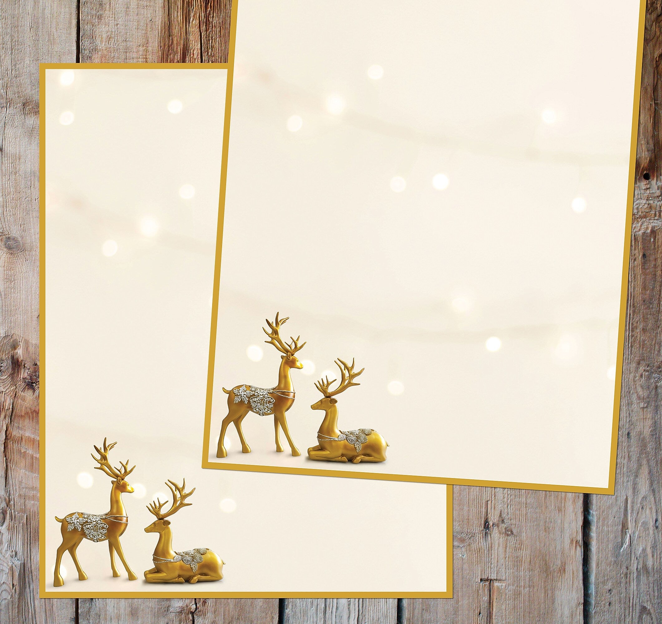 Great Papers! Holiday Stationery Letterhead Reindeer, Multicolor, 50 sheets (2024037)