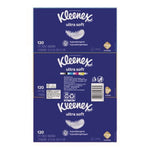 Kleenex Ultra Soft Facial Tissue, 3-Ply, 120 Tissues/Box, 6 Boxes/Pack, 4 Packs/Carton (54317)