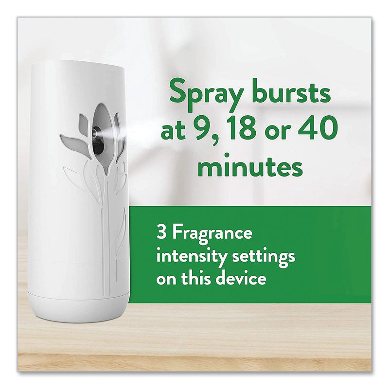Air Wick Freshmatic Ultra Automatic Pure Starter Kit, Fresh Linen, White/Gray, 4/Carton (RAC01918CT)