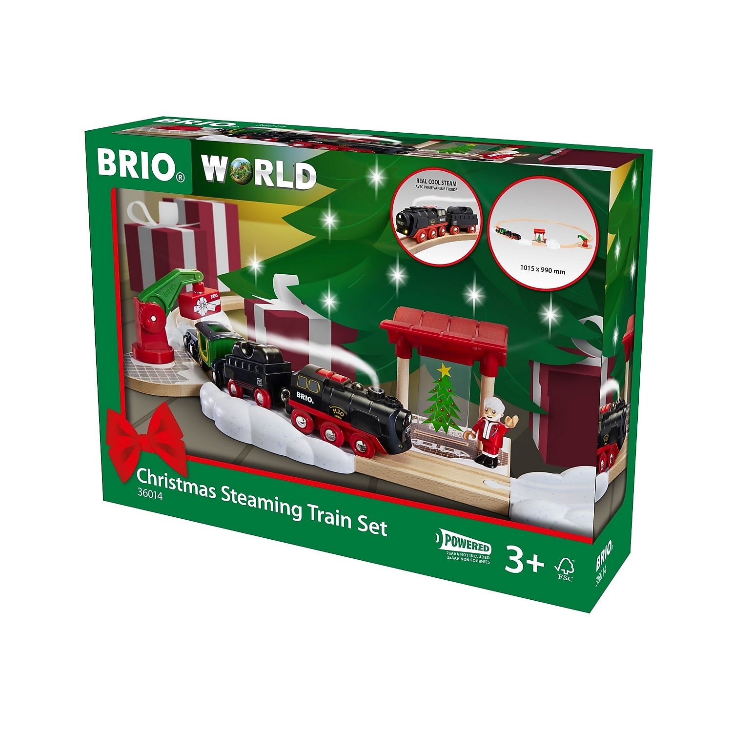 Ravensburger Brio Christmas Steaming Train Set (63601400)