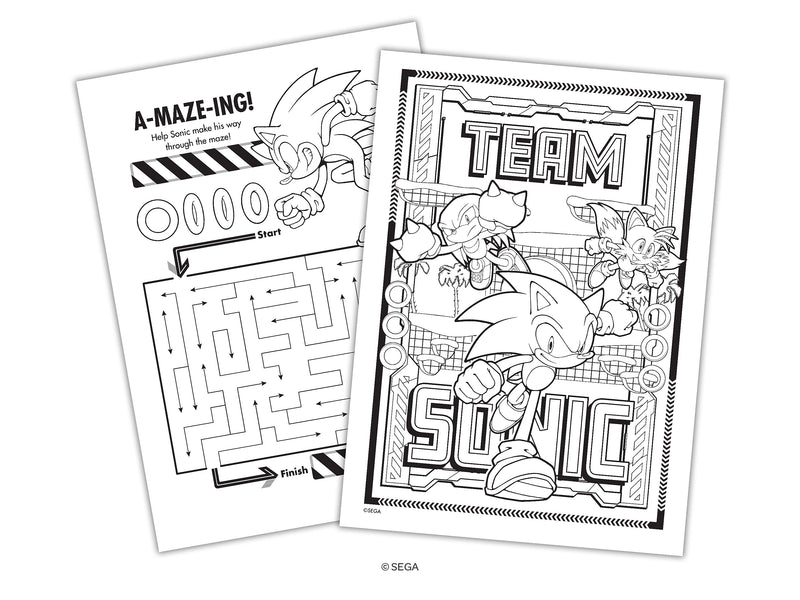 bendon Sonic Jumbo Coloring Book, 64 Pages (61314)