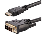 StarTech 6' DVI-D to HDMI Display Cable, Male to Male, Black, 10/Pack (HDMIDVIMM610PK)
