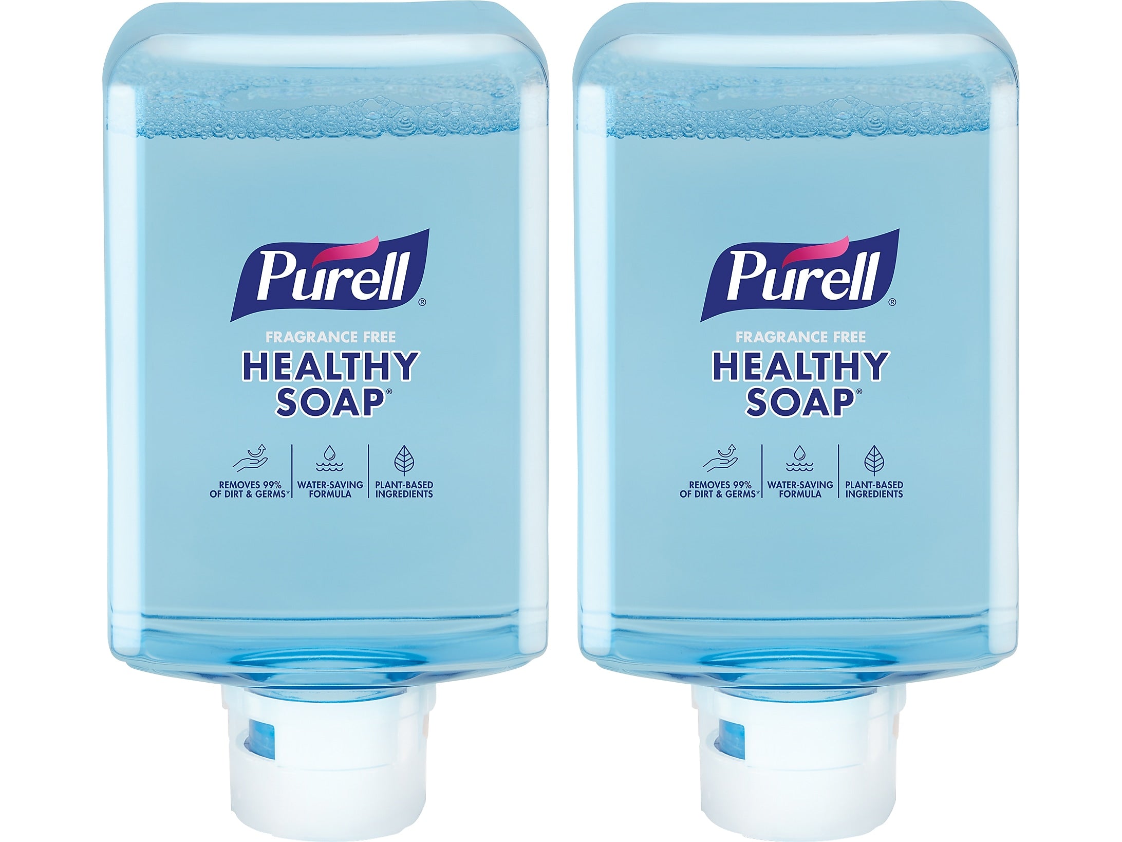 PURELL HEALTHY SOAP Foaming Hand Soap Refill for ES10 Dispenser, 1200 ml, 2/Carton (8385-02)