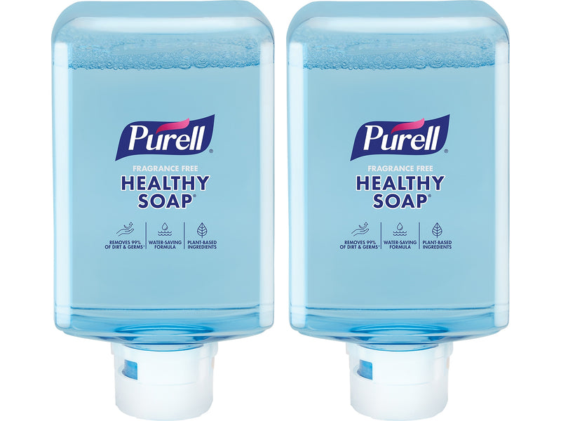 PURELL HEALTHY SOAP Foaming Hand Soap Refill for ES10 Dispenser, 1200 ml, 2/Carton (8385-02)