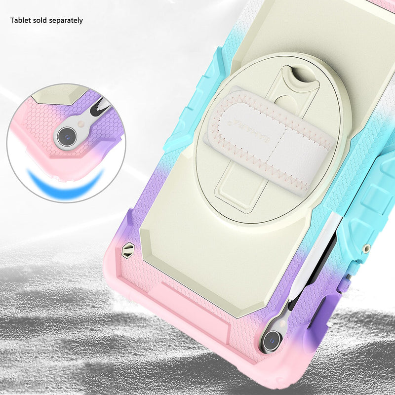 SaharaCase Raider Series Heavy Duty Case with Hand Strap for Galaxy Tab S10 FE /S9/S9 FE, Sunset Sorbet (TB00464)
