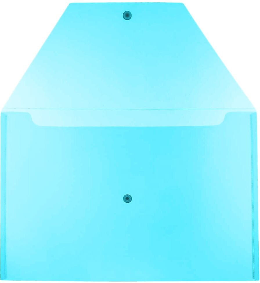 JAM Paper Premium Plastic Document File, Legal, Blue, 3/Pack (219S0BUX3)