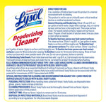 Lysol Professional Disinfecting Deodorizing Cleaner, Concentrate, Lemon Scent, 128 oz. (3624176334)