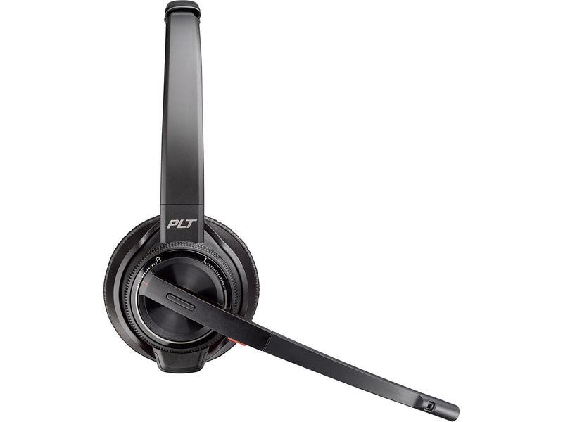 Poly Savi 8220 Wireless Bluetooth Stereo On Ear Headset, MS Certified (77Y82AA#ABA)
