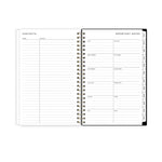 2025-2026 Blue Sky Leopard 5" x 8" Academic Year Weekly & Monthly Planner, Plastic Cover, Multicolored (149047-A26)