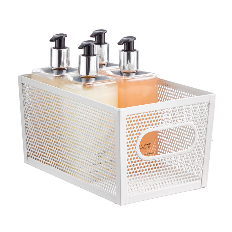 mDesign Steel Organizer, Matte White (25989)