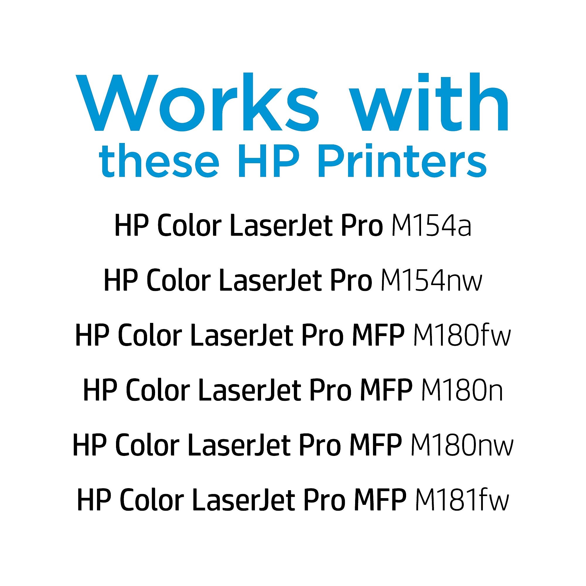 HP 204A Yellow Standard Yield Toner Cartridge, Prints Up to 900 pages (CF512A)