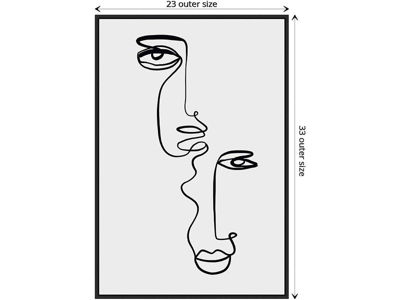 Amanti Art Faces 2, Canvas, 23" x 33" (A42675515423)