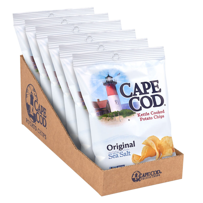 Cape Cod Gluten Free Original Potato Chips, 2 oz., 6/Pack (220-02564)