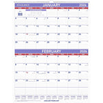 2026 AT-A-GLANCE 22" x 29" Two-Month Wall Calendar, White/Purple (PM9-28-26)