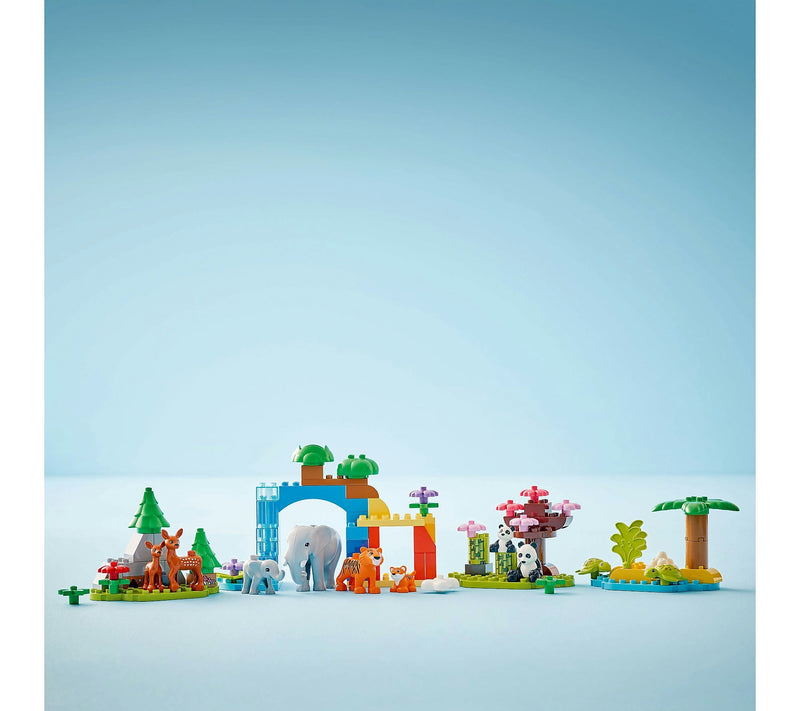 LEGO DUPLO Town 3in1 Wild Animal Families, 92 Pieces (10446)