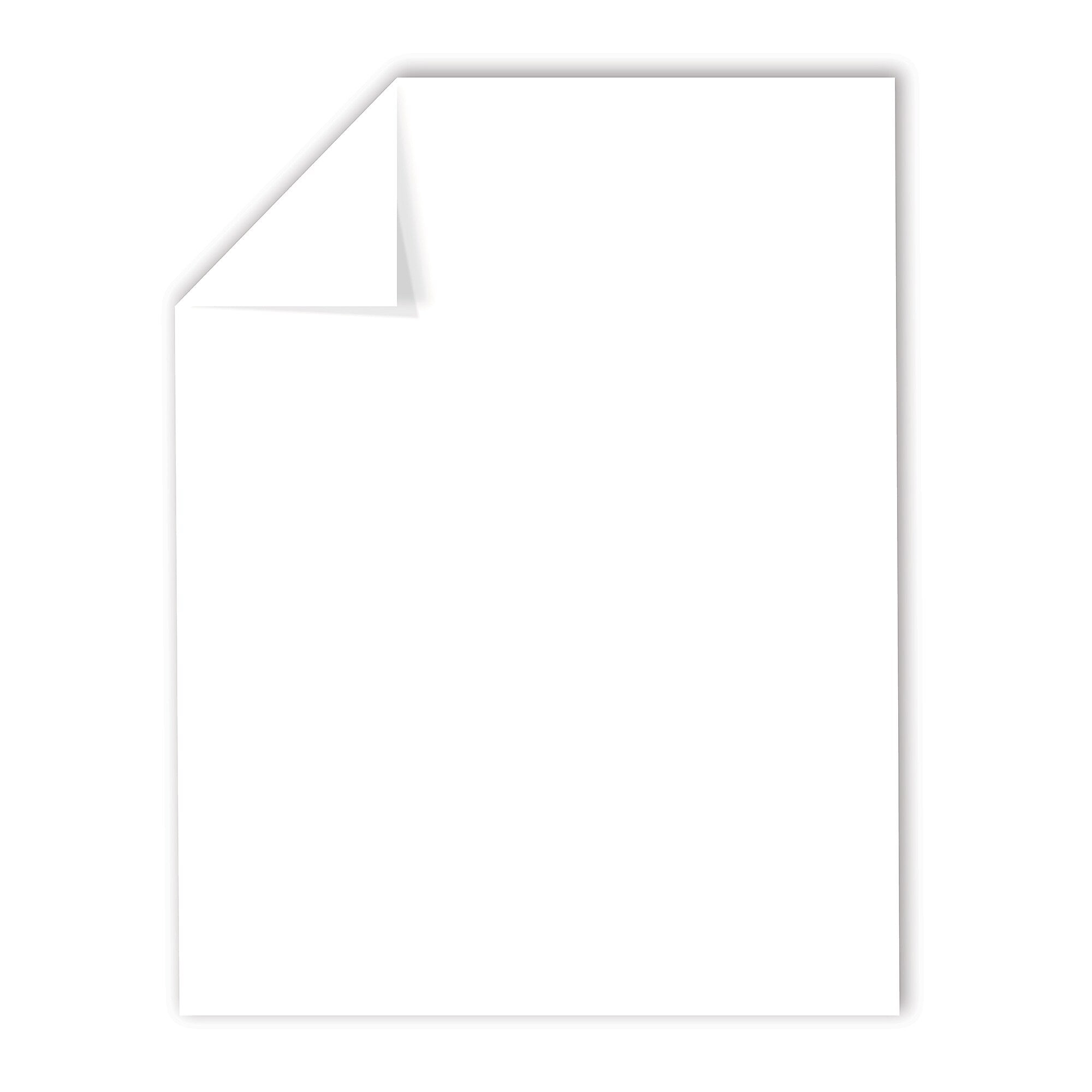 Exact 90 lb. Index Paper, 8.5" x 11", White, 250 Sheets/Pack (40311)