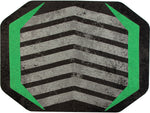 Anji Mountain Rug'd Prizm Green Carpet & Hard Floor Chair Mat, 36" x 48", Gray/Green (AMB9106)