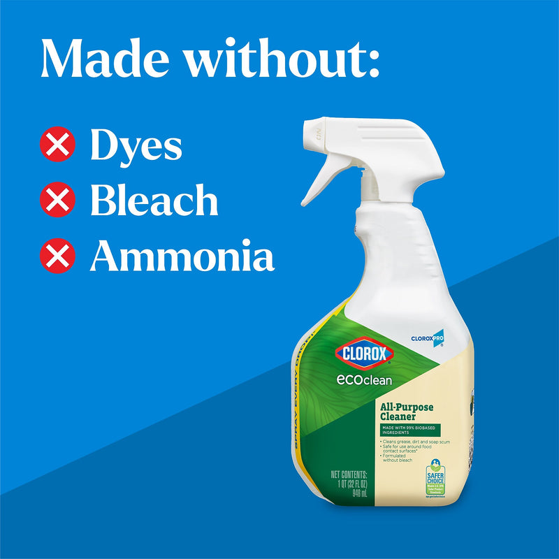 CloroxPro EcoClean All-Purpose Cleaner Spray Bottle, 32 fl. oz. (60276)