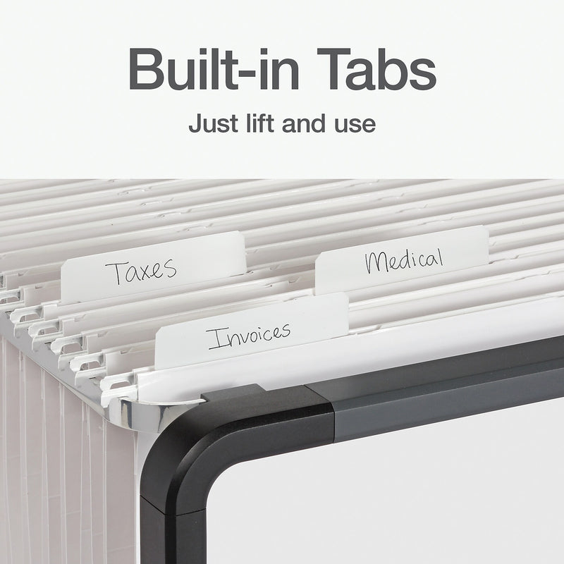 Pendaflex Standard Reinforced Hanging File Folder, 6-Tab, Letter, White, 20/Box (1006985)