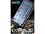 SUPCASE Unicorn Beetle PRO Shockproof Rugged Case for iPad mini 6, Metallic Blue (SUP-iPad2021-8.3-UBPro-SP-Tilt)