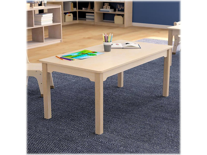 Flash Furniture Bright Beginnings Hercules Rectangular Table, 47.25" x 23.5", Beech (MK-ME088011-GG)