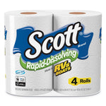 Scott Rapid-Dissolving Toilet Paper, 1-Ply, White, 231 Sheets/Roll, 48 Rolls/Case (KCM47617)