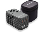 Verbatim UTA-06 Plastic Travel Power Adapter, Black (32121)