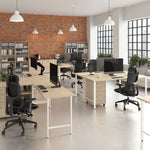 Bush Business Furniture Hustle 60"W L Shaped Computer Desk with 3 Drawer Mobile File Cabinet, Natural Elm (HUS006NE)
