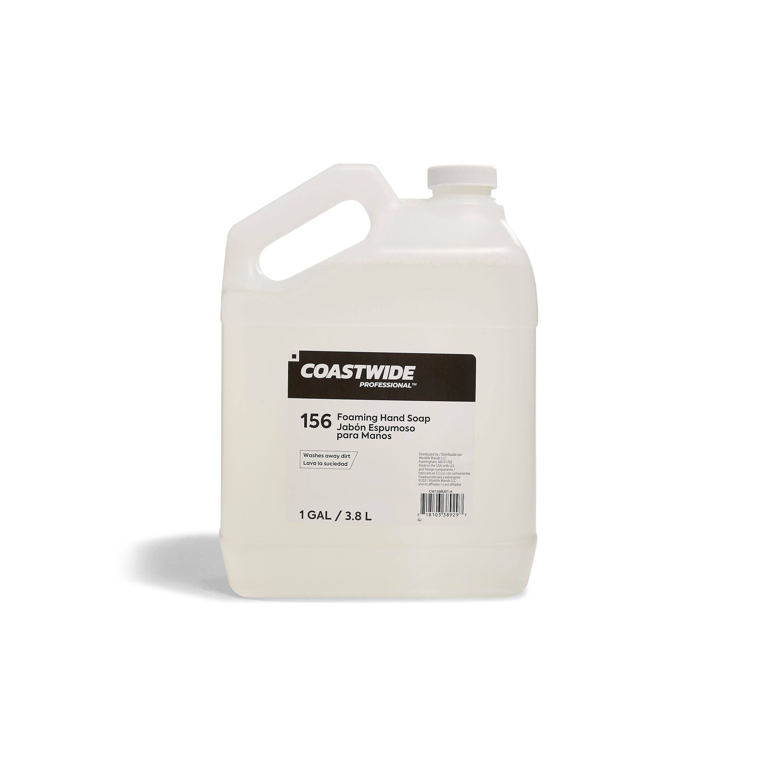 Coastwide Professional Foaming Hand Soap Refill, Honey Almond Scent, 1 Gal., 4/Carton (CW156RU01-ACT)