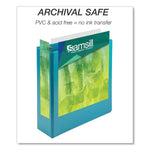 Samsill Earth's Choice 3" 3-Ring View Binders, Teal, 2/Pack (SAMU86877)