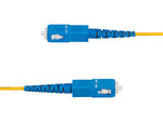 StarTech Simplex OS2 6.6' Single Mode Fiber Optic Cable, Yellow (SPSMLCSC-OS2-2M)