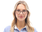 SAV VK Couture Vera +2.50 Reading Glasses, Light Gray (E9233)