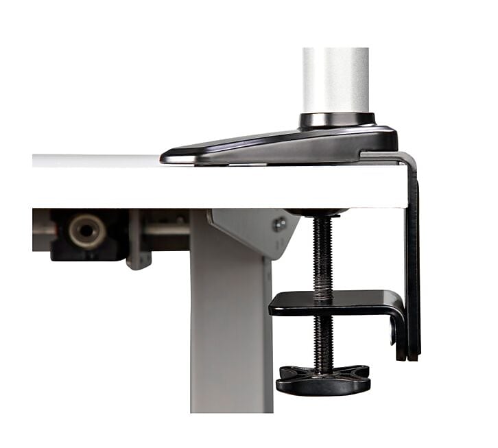 StarTech Adjustable Desk Mount Laptop Arm for 34" Monitor, Black/Silver (ARMUNONB1)