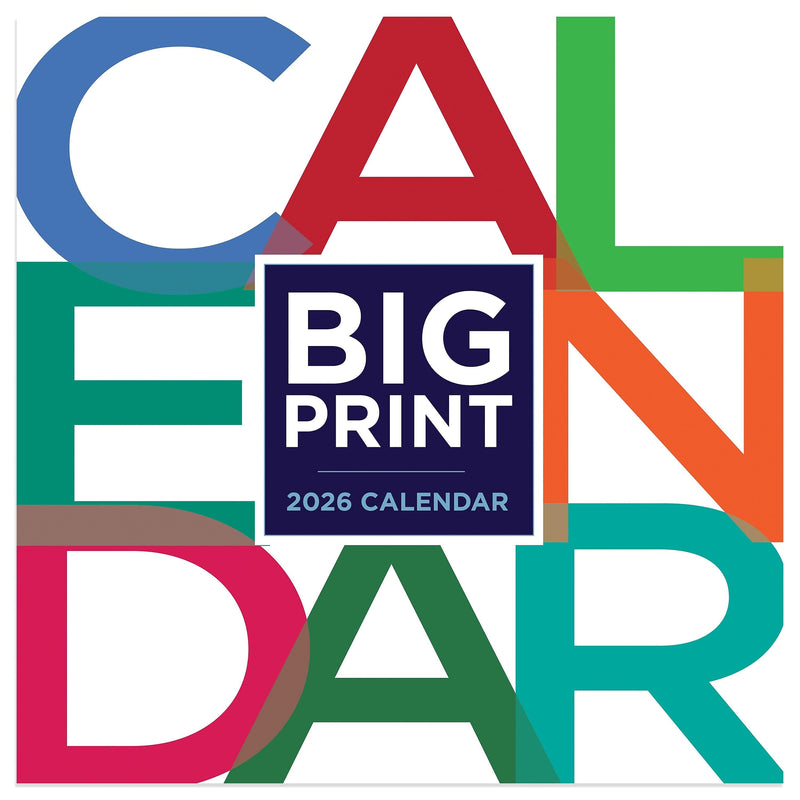 2026 TF Publishing 12" x 17" TF Publishing 7" x 7" Big Print Mini Calendar 26-2111