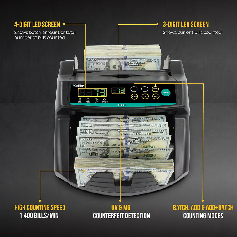 Kolibri Bill Counter, Gray (B-ROOK)